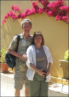 David and Jody on Corfu